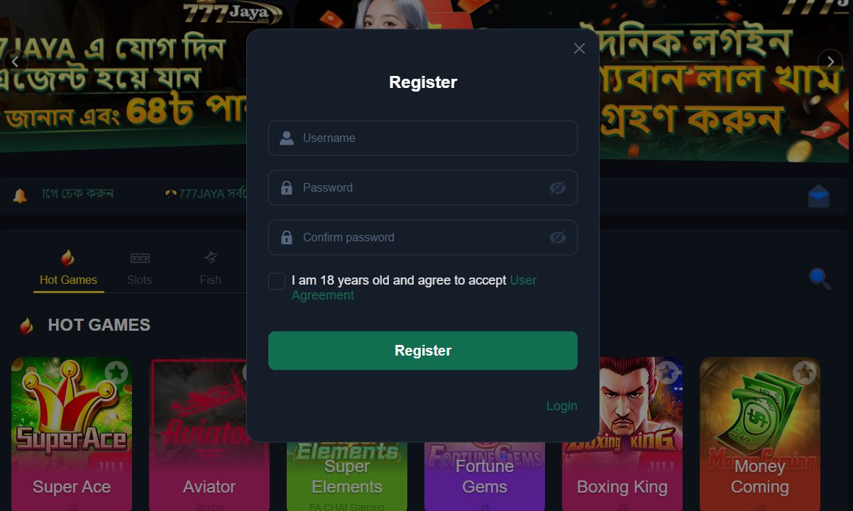 77Jaya Login